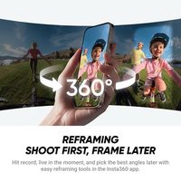 Insta360 X4 Air Capture Video 360 Imersif 8K Sensor CMOS Ganda 1/1.8 inci. Ringan 165g Baterai 88 Menit Tahan Air 15m