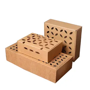 Tùy Chỉnh Brown Kraft Giấy Trái Cây Và Rau Thực Phẩm Khay Quà Tặng Craft Giấy Lưu Trữ Box Đối Với Thực Phẩm