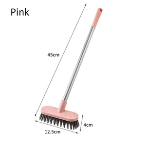 Brosse télescopique rotative à tête givrée pour le nettoyage de précision des joints, idéale pour salle de bain, cuisine, balcon, terrasse – Outil de nettoyage en profondeur sans effort - Product Image 5