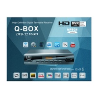 Décodeur en gros pour récepteur HD 1080P africain H264 DVB-T2 Wi-Fi pour décodeur Q-box TG-X21