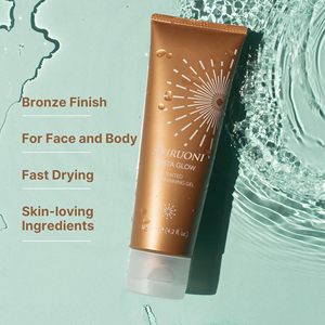 Soins éclatants personnalisés pour le visage et le corps Finition bronze Gel <span class=keywords><strong>autobronzant</strong></span> intense teinté à séchage rapide - Product Image 2