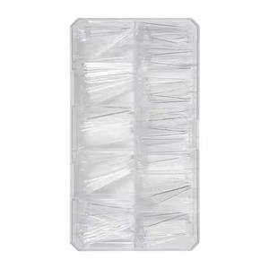 Aillsa Extra Long 504pcs Stiletto Nail Dicas Longo Apontou Extensões De Prego para Dedo Natureza Claro Atacado Meia Cobertura De Unhas Dicas - Product Image 6