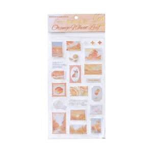 Vente en gros 1 feuille d'affranchissement incluse autocollant ville brumeuse série de courrier du matin planificateur de style japonais matériaux de Journal de voyage - Product Image 3