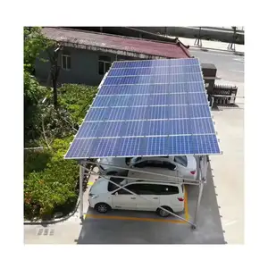 Waterproof & Common Hd Solar Carport Covering Parking Lots With Solar Panels