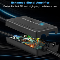Antenne patch intérieure 4K 1080P HDTV pour chaînes locales gratuites, antenne TV numérique ultra-fine pour la maison, le camping-car et le camping