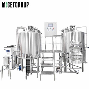 500L par lot complet micro équipement de brasserie combiné 2 navire brasserie haut trou d'homme cuve de fermentation système de brassage de bière - Product Image 1