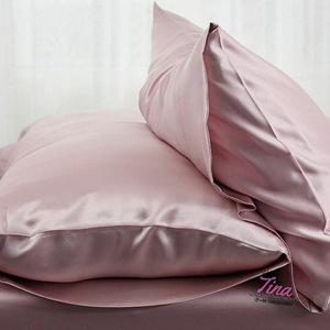 Funda de almohada de seda satinada 100% Pure MulberrySilk Funda de almohada para el cabello y la <span class=keywords><strong>piel</strong></span>, funda de almohada de seda natural en ambos lados - Product Image 1
