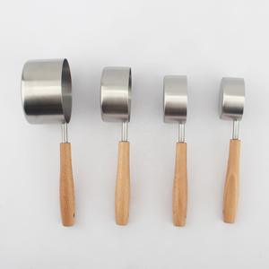 Juego de Utensilios de Medición de Acero Inoxidable de Grado Alimenticio, Cucharas Medidoras, Juego de <span class=keywords><strong>Tazas</strong></span> de Té, <span class=keywords><strong>8</strong></span> Piezas, Ecológico, Metálico - Product Image 4