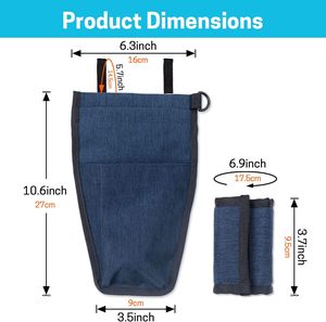 Échantillon gratuit fabricant d'usine pochette sécurisée canne marcheur béquilles chaises roulantes sac de béquille universel pochette béquille sacs de rangement - Product Image 2
