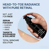 Sérum Booster Rétinal : Rétinaldéhyde, Niacinamide, Acide Hyaluronique – Unifie le Teint, Réduit les Ridules, Répare les Peaux Sensibles, Anti-Âge Visage