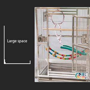 2024 en çok satan kuş kafesi paslanmaz çelik kuş gösterisi kafesleri papağan ve güvercin kuş evi - Product Image 3