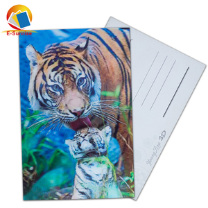 2020 carte postale Conception Personnalisée 3D Carte <span class=keywords><strong>Lenticulaire</strong></span> Pour La Publicité - Product Image 3