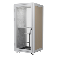 Cabine de bureau insonorisée commerciale, cabine de travail acoustique, isolation acoustique, réduction du bruit pour le lieu de travail