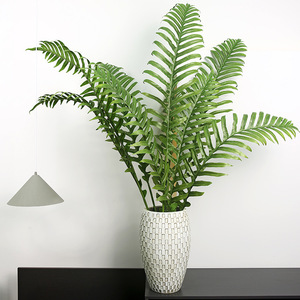 Plante artificielle de fougère Yihua Floral Art 125cm 160cm, fleur en soie, décoration minimaliste nordique pour la maison - Product Image 1