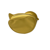 Yajie usine logo personnalisé PVC Transparent fenêtre femmes fermeture éclair broche affichage poulet forme Ita messager bandoulière sac à bandoulière