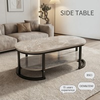 Table basse moderne en métal pour salon, maison, appartement, design de rangement écologique, durable