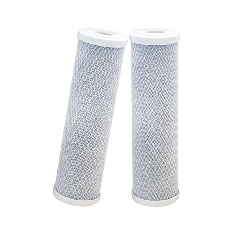 10 Inch Seluruh Rumah CTO Carbon Block Filter Cartridge untuk Filter Air RO Purifier dan 1 2 3 Tahap Air filter