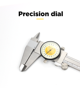 Asimeto 303 Series Stainless Steel High Precision150mm Accuracy 0.02Mm <strong>Dial</strong> <strong>Caliper</strong> for Stable <strong>Reading</strong> Vernier <strong>Caliper</strong> - Product Image 2