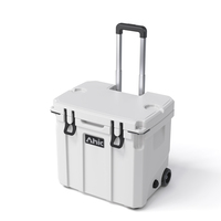 Glacière à roulettes rotomoulée de 31 L avec roues, longue durée de conservation de la glace, robuste, pour le camping en plein air