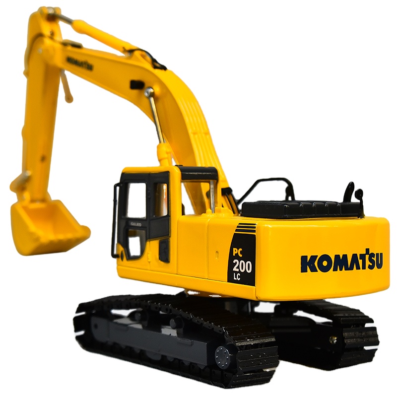Metal Car Toy for Kid 1/43 Decoration Original Engineering Vehicle Navvy pc200 Model Excavator