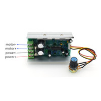 Taidacent DC Moteur 12V Ventilateur Circuit De Commande 24V PWM Carte de Contrôle de Vitesse 48V DC Moteur Brossé Contrôleur Circuit pour voiture Électrique