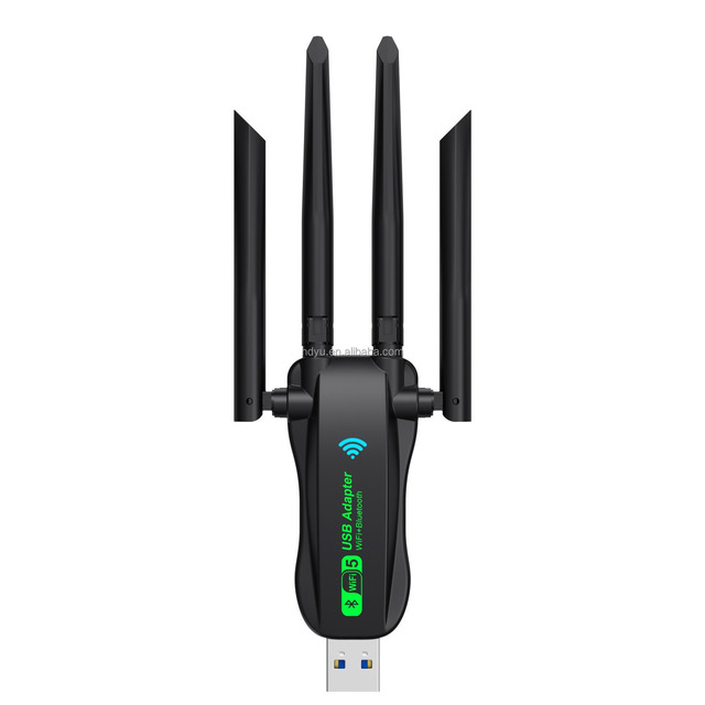 Dual Band Wifi 1300Mbps Adapter WiFi Antenna Wireless USB Adapter USB3.0 High-Speed Wireless Card Receiver PC/Laptop