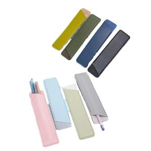 Étui à stylo en cuir PU personnalisé avec logo, cadeau promotionnel, porte-stylo simple, doublure en <span class=keywords><strong>feutre</strong></span>, multicolore avec sac en velours - Product Image 4