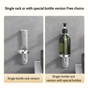 Dispenser a Parete in Acciaio Inox per Hotel, Porta Dispenser per Gel <span class=keywords><strong>Doccia</strong></span>, Shampoo e <span class=keywords><strong>Sapone</strong></span> Liquido - Product Image 5