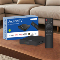 TV Box Inteligente con 2GB de RAM, 16GB de ROM, Quad Core, 4K, Android 11, Control Remoto por Voz, WiFi 5.0 y 2.4/5GHz