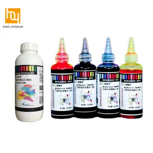 Atacado 100ML Food grade tinta comestível para impressoras líquidas jato de tinta DIY corante alimentar para decoração de bolos