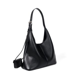 Borsa a Mezzaluna in PU Nero con Logo Personalizzato, Borsa a Tracolla Trendy Y2K, Fornitore di <span class=keywords><strong>Borse</strong></span> a Mezzaluna - Product Image 6