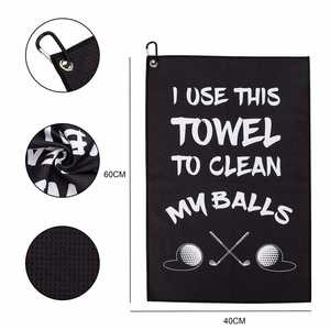 Toalla Deportiva de Microfibra con Diseño de Piña, Gruesa, Triple Pliegue, Imprescindible para el Golf - Product Image 5