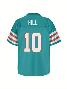 Custom Latest Low Price NFL Jerseys Factory Men NFL Jerseys Dolphin Team American Football Jerseys