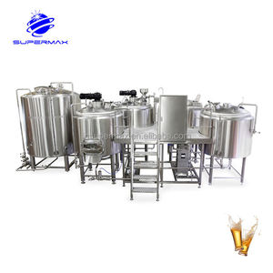 ระบบผลิตเบียร์สดเชิงพาณิชย์ New <span class=keywords><strong>Supermax</strong></span> สแตนเลสสตีล พร้อมปั๊ม มอเตอร์ แบริ่ง ความจุ 1000 ลิตร ควบคุมด้วย PLC ได้รับการรับรองมาตรฐาน CE - Product Image 6
