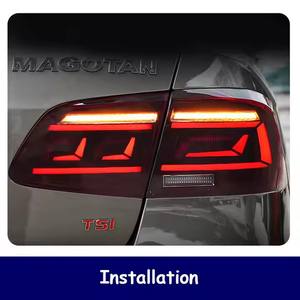 Volkswa-gen pour Pas-sat B7 2011-2015 LED feux arrière assemblage DRL clignotant mobile feu de frein 6000k clair Auto accessoires 12V - Product Image 5