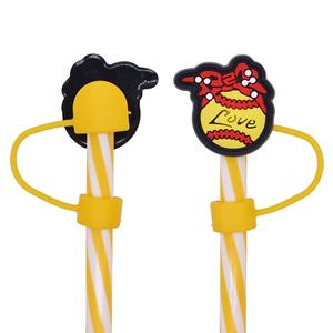 Pailles en silicone détachables de 10 mm, série sport universelle anti-poussière pour casquette de baseball, vente en gros, offre spéciale - Product Image 3