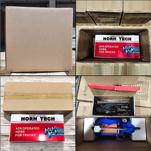 Klaxon de train super puissant 150 dB, coaxial, étanche, avec réservoir d'air de 6 L, compresseur d'air, kit de klaxon de train à 4 trompettes pour voiture, camion, fourgonnette, 24 V - Product Image 5