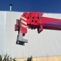Grue télescopique montée sur camion LUGONG de 4 tonnes avec moteur Weichai, système hydraulique, hauteur de levage de 2 à 20 m pour travaux de construction