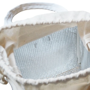 Soft Lunchbox Cooler <strong>Bag</strong> Insulated Eco Cotton Canvas Insulated Cooler Lunch <strong>Bags</strong> Mini <strong>Sandwich</strong> Snacks Cooler <strong>Bags</strong> - Product Image 6