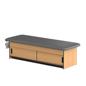 Lit d'<span class=keywords><strong>examen</strong></span> pédiatrique pour hôpital Clinic4-0Y01LH avec 4 portes coulissantes, <span class=keywords><strong>table</strong></span> d'<span class=keywords><strong>examen</strong></span> pour enfants en bois, fonctionnement manuel - Product Image 6