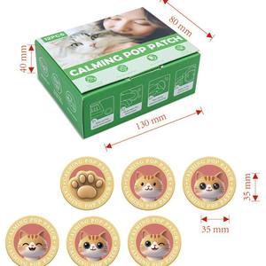 Patch calmant pour chats et chatons OEM pour réduire l'anxiété et les comportements liés au stress avec de l'huile essentielle de lavande et des phéromones - Product Image 2