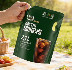 Café Instantáneo Coreano Americano con Avellanas Livetime Premium, Aroma Rico a Nuez, Listo para Beber, Suministro a Granel - Product Image 1