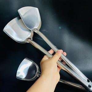 Espátula gruesa, espátula de cocina para el hogar, 33 cm, espátula de cocina con mango largo, espátula de cabeza ancha, cuchara de cocina para restaurante - Product Image 5