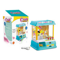 Machine à pêcher les bonbons USB Mini Clip Doll - Jeu Gashapon à monnayeur pour usage domestique