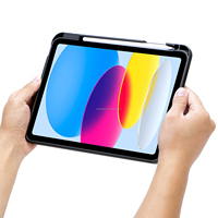 Étui clavier USB sans fil pour tablette avec pavé tactile rétroéclairé par LED pour Apple iPad 10.9 pouces Nouveau Sa Arabic Compatible