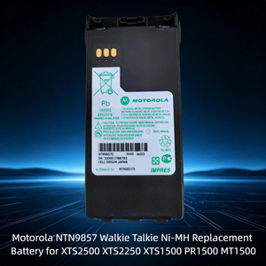Batterie de remplacement rechargeable IMPRES NiMH <span class=keywords><strong>Motorola</strong></span> NTN9857 2000mAh pour XTS2500 XTS2250 XTS1500 PR1500 MT1500 <span class=keywords><strong>Woki</strong></span> <span class=keywords><strong>Toki</strong></span> - Product Image 1