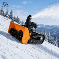 Souffleuse à neige télécommandée à essence, sur chenilles tout-terrain, largeur de coupe 600 mm, démarrage électrique, déchargement latéral, facile à utiliser