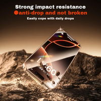 Véritable protection d'écran en verre trempé incurvé gravé à la technologie de sculpture à froid 3D haut de gamme pour iPhone 16 15 11 Pro Max 12 Pro 13