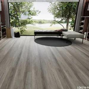 Spc/pvc Vinyl Click Flooring Pisos De Vinilo Pvc Laminate Flooring Modern Indoor Luxury Vinyl Tile Plastic Flooring Simple Color