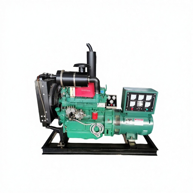 30kW Open Frame Diesel Generator Set 375kVA 50/60Hz Three-Phase 220V 380V Smart Four-Protect Controller Auto ATS Fully Automatic
